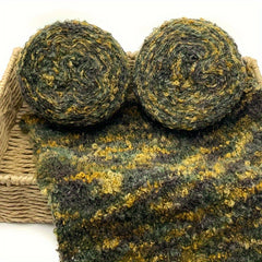 2pcs Segmented Dye Mohair Yarn With 10 Wool 90 Fleece