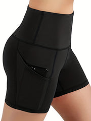 Women's High Waist Tummy Control Biker Shorts