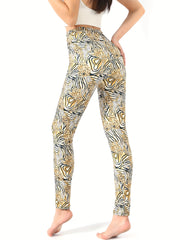 Leopard Print Fitness Leggings for Women
