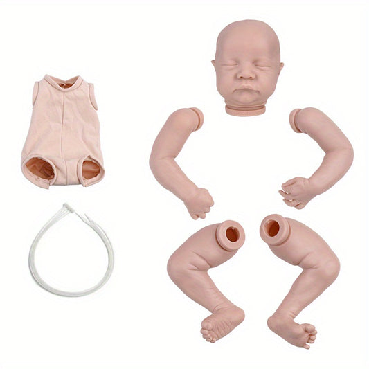 DIY Blank Kit Vinyl Unpainted Unfinished Blank Doll Parts