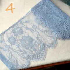 3m Wide Lace Eyelashes DIY Clothing Accessories Skirt Curtain Material