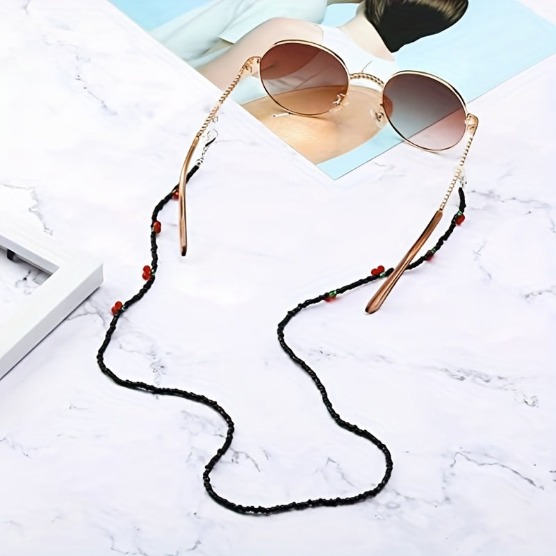 Crystal Beaded Glasses Chain Adjustable Eyeglasses Lanyard Strap