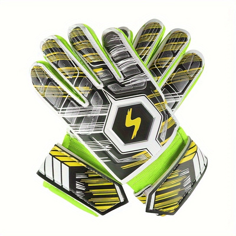 Kids Football Goalkeeper Gloves, Non Slip, Thickened, Training Match