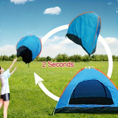 Outdoor 3-4 Person Fully Automatic Camping Tent