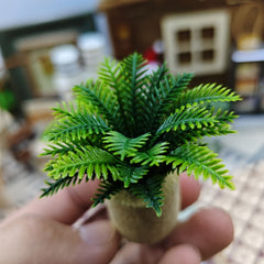 Toy House Decoration Dollhouse Simulation Succulent Plant Ornament