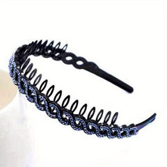 Red Waves Hair Band Anti-Slip Face Washing Hair Clip