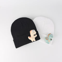 Dinosaur Doll Beanie Hat Cartoon Knit Winter Soft Beanie