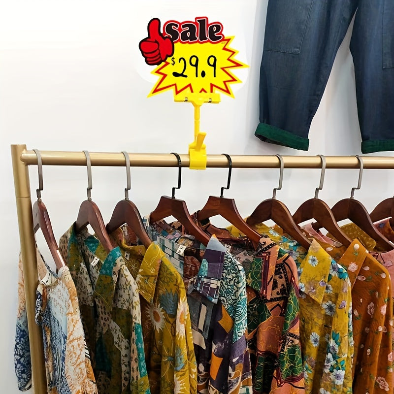 50Pcs Display Signs for Malls & Clothing Promotions