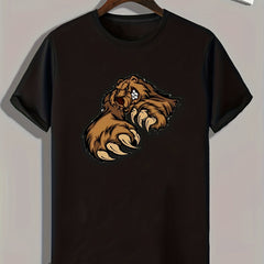Monster Print Men's Graphic T shirt for Summer