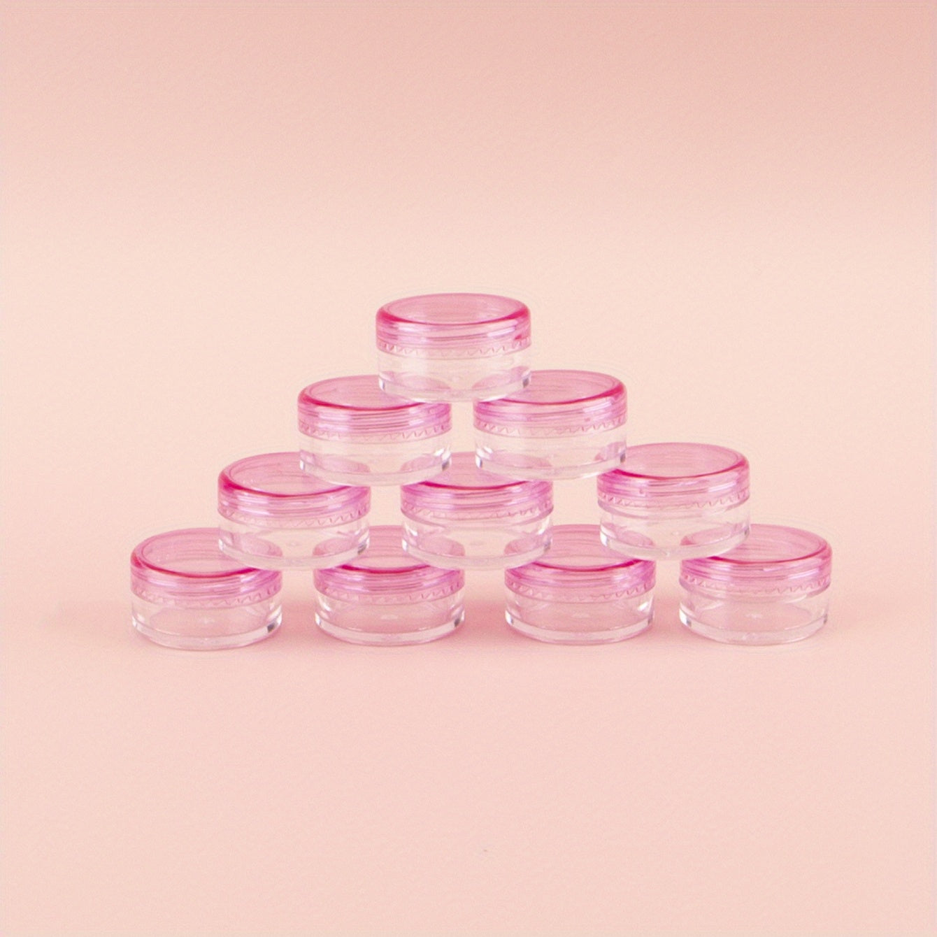 10pcs 5g Travel Cosmetic Jars Leak Proof Mini Portable Clear Cream Containers