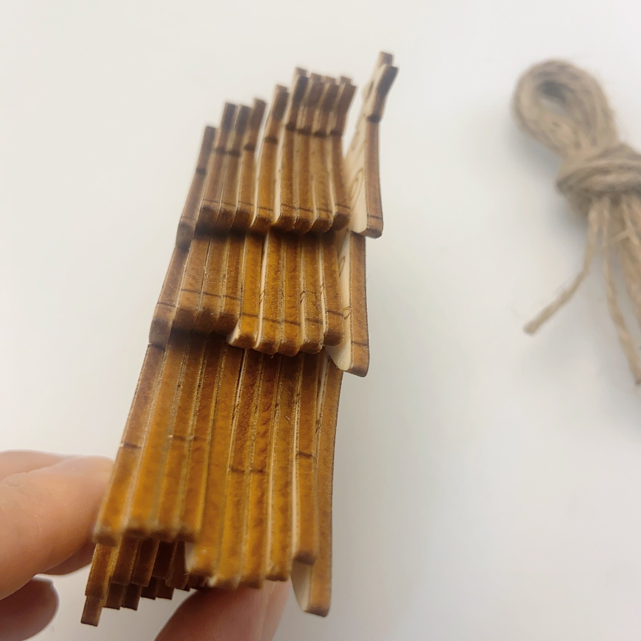 10pcs Dwarf Wood Chip Blanks DIY Ornaments Hand-painted Crafts