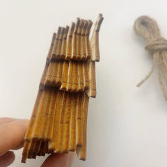 10pcs Dwarf Wood Chip Blanks DIY Ornaments Hand-painted Crafts