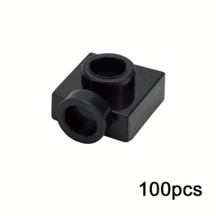 100pcs Thin 1x1 Plate Side Knobs Building Blocks DIY Inspiration