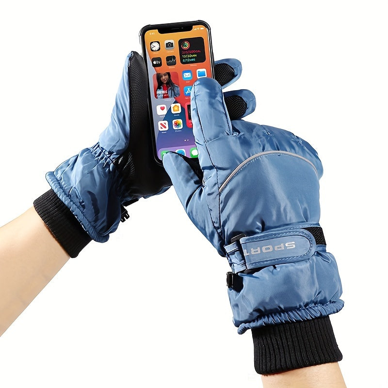 Winter Skiing & Riding Gloves Windproof Waterproof Touch Screen Non-slip Casual