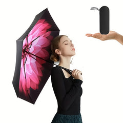 Compact Lightweight Portable Manual Folding Umbrella UV Protection