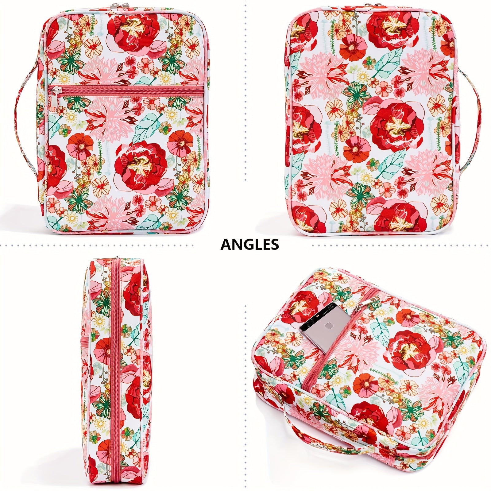 Bible Cover Case For Women Teens Maiden Girls Protective Tote