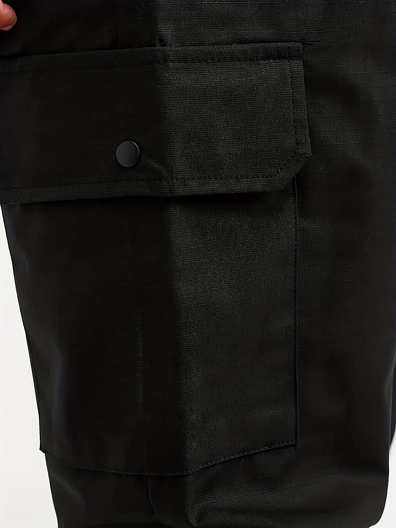 Men s Flap Pocket Jogger Pants Drawstring Waist
