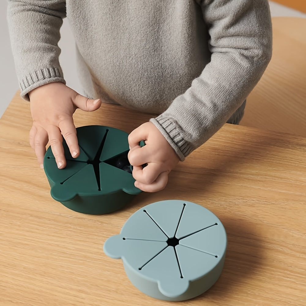 Silicone Cartoon Bear Food Bowl for Babies