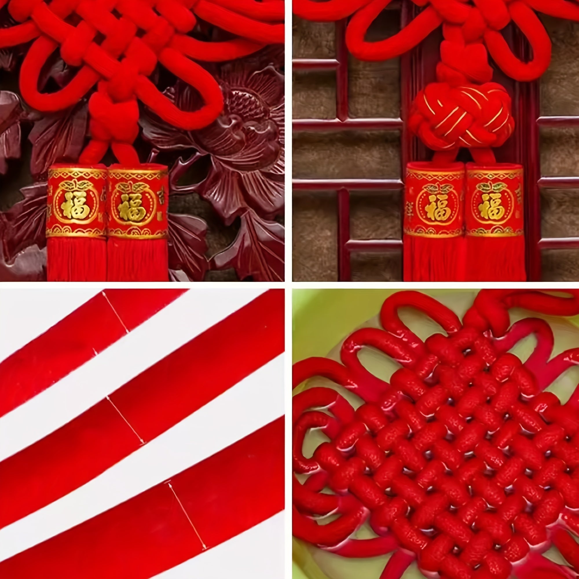 Hand Knitted Chinese Knot Pendant - High End Living Room Entryway Decoration