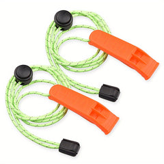 5pcs Sports Emergency Whistle Plastic Survival Whistle