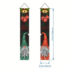 2pcs Nutcracker Christmas Couplets Holiday Party Santa Decorating
