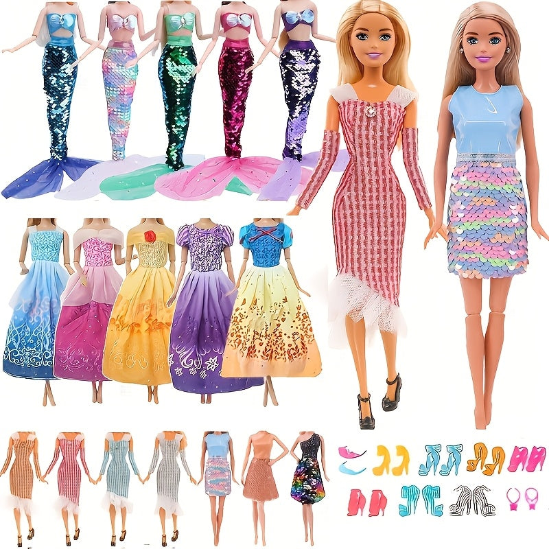 15pcs Fairy Tale Princess Doll Clothing Set for 11.5" Dolls