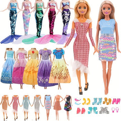 15pcs Fairy Tale Princess Doll Clothing Set for 11.5" Dolls