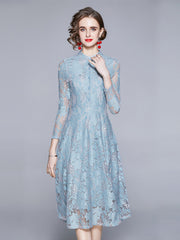 Lace Bridesmaid Dress Night Out Cocktail Women's Clothing