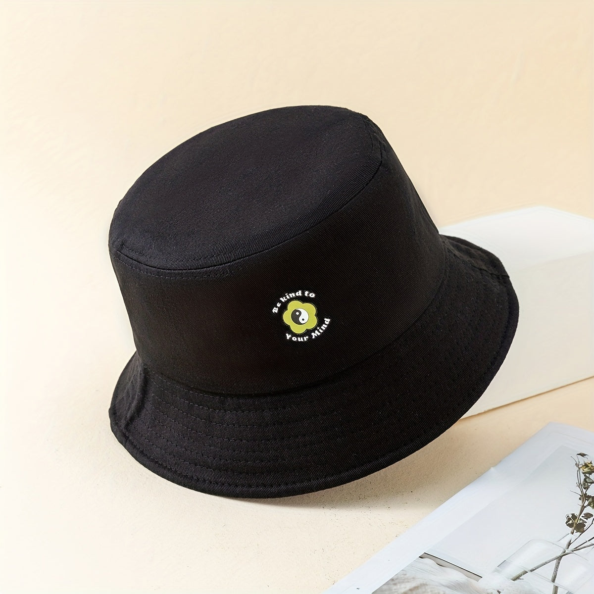 Tai Chi Flower Pattern Fisherman Hat - Be Kind To Your Mind