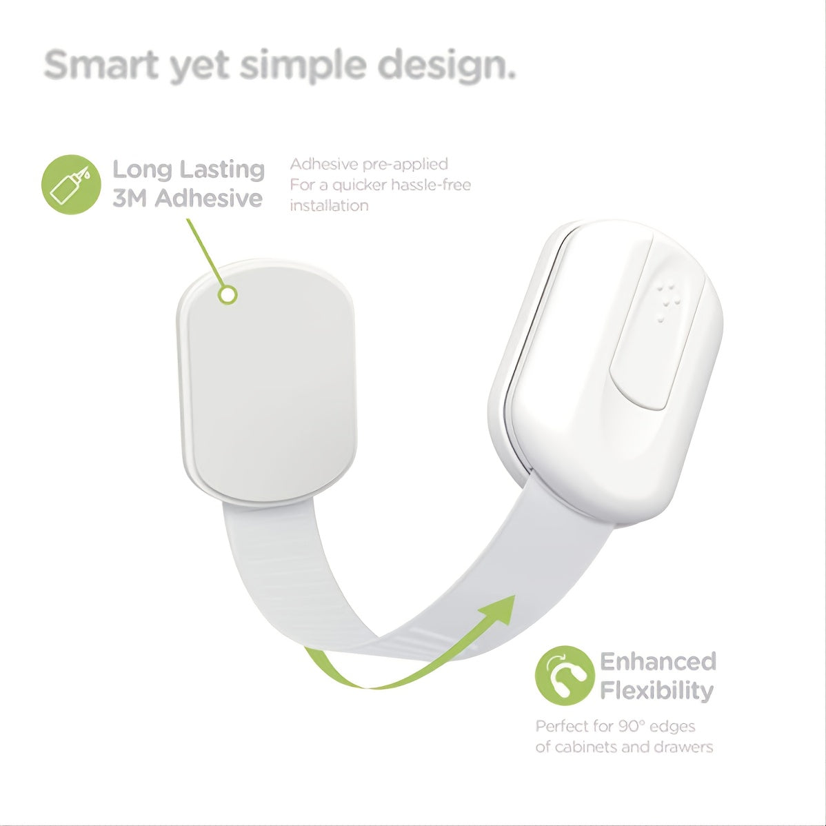 4pcs Baby & Children Locks Secure Drawer Refrigerator Cabinet