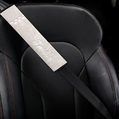 Car Seat Belt Shoulder Protector Embroidered Cover - Universal