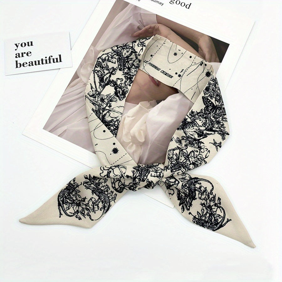 Retro Ribbon Hairband Wrapped Wrist Bands Decorative Neck Accessories