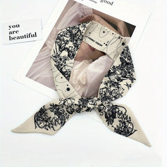 Retro Ribbon Hairband Wrapped Wrist Bands Decorative Neck Accessories