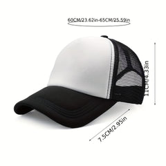 Birthday Cake Print Trucker Hat Baseball Cap Sunshade Dad Hats