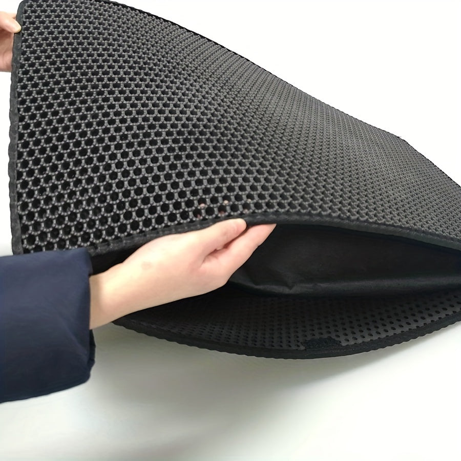 Cat Litter Pad Honeycomb Washable Mat Trapping Toilet Cleaning Supplies