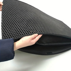 Cat Litter Pad Honeycomb Washable Mat Trapping Toilet Cleaning Supplies