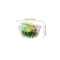 Mini Veggie Salad for OB11 Toy House Accessories