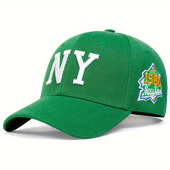 Letter Embroidered Baseball Cap Men Women Adjustable Sun Hat