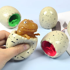 Dino Egg Prank Toy Set - Surprise Birthday Gift - Novelty Dinosaur Cup Squeeze