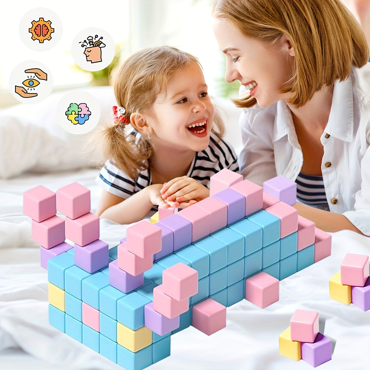 Magnetic Building Blocks Set Educational Toys for Boys and Girls