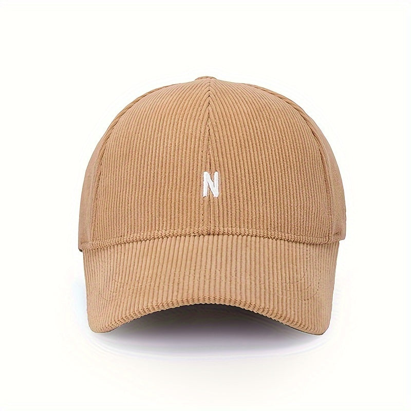 Corduroy Baseball Cap Unisex Outdoor Sun Hat