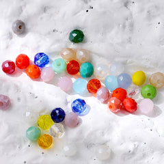 126pcs Multicolor 3mm 4mm Austria Faceted Crystal Glass Beads DIY Jewelry Making
