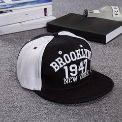 1947 Letter Baseball Cap Hip hop Sunshade Duck Tongue Hat