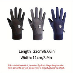 Warm Fishing Gloves Outdoor Non-slip Waterproof Gloves for Autumn Winter