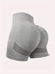 High Waist Seamless Yoga Shorts Tummy Control Sports Shorts