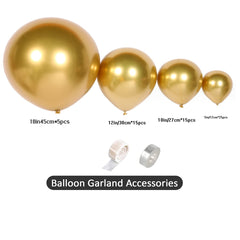 60pcs Thickened Balloons 12 7 25 4 30 48 45 72 Cm Balloon Garland Arch Kit