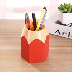 Creative Desk Pen Holder Student Stationery Storage Organizer