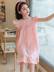 Girl's Stylish Cotton Princess Dress for Parties