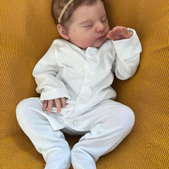 19' Newborn Baby Reborn Doll with 3D Skin, Top Makeup