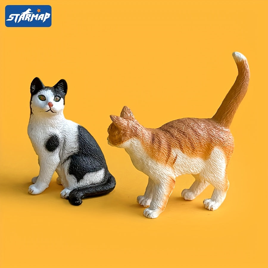Siamese Cat Simulation Model Desk Decoration Toy